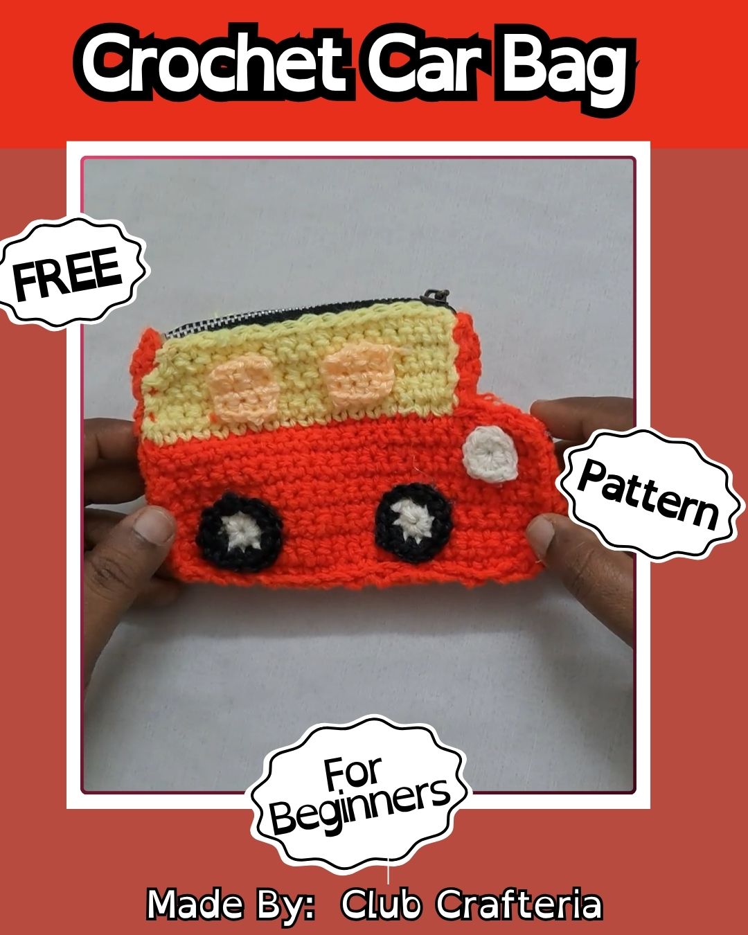 Adorable Crochet Car Bag Pattern for Cute Rides