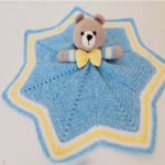 Crochet Bear Lovey Blanket Pattern Baby Shower Gift