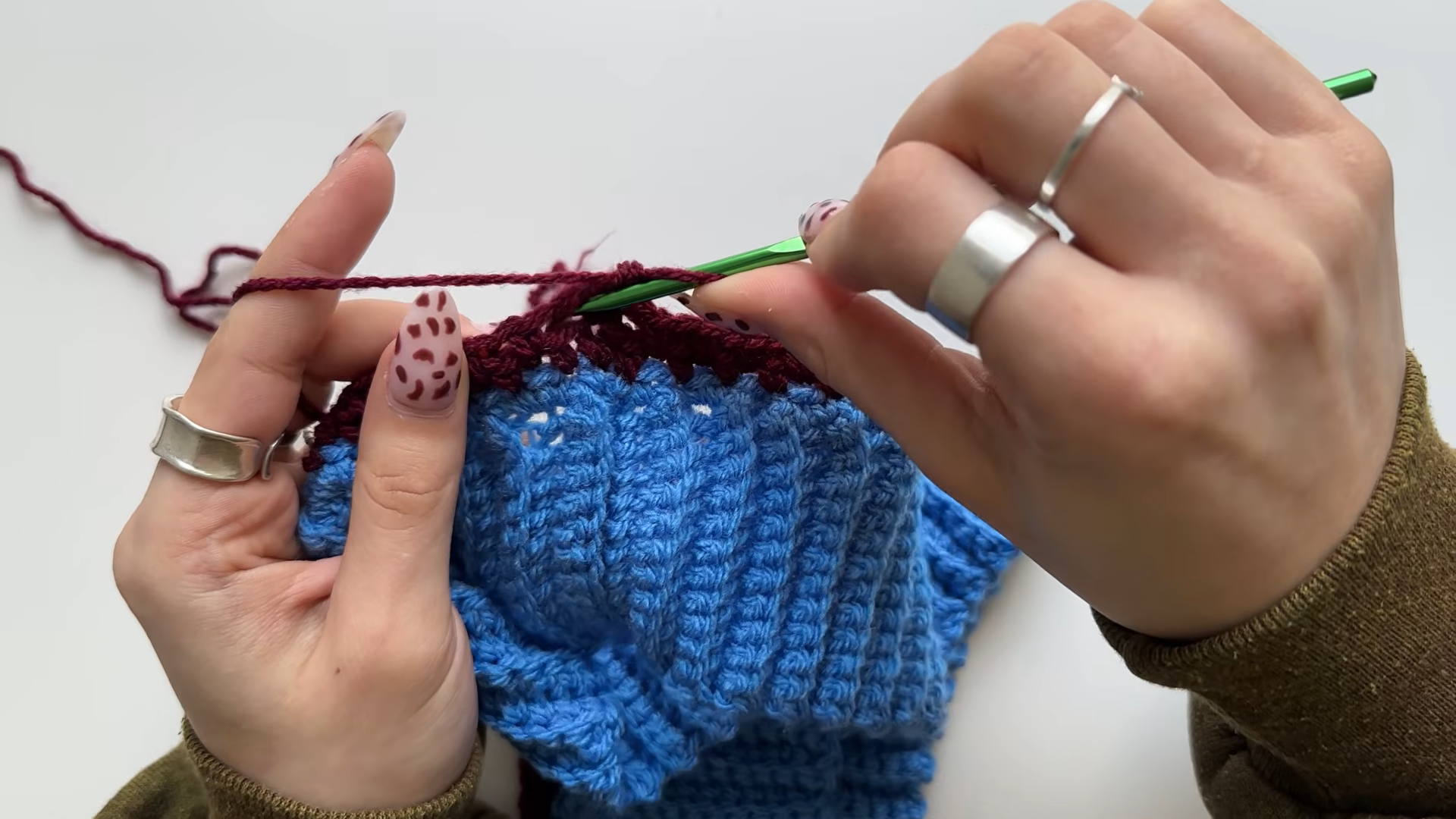 Crochet Off Shoulder Sweater Pattern for Beginners