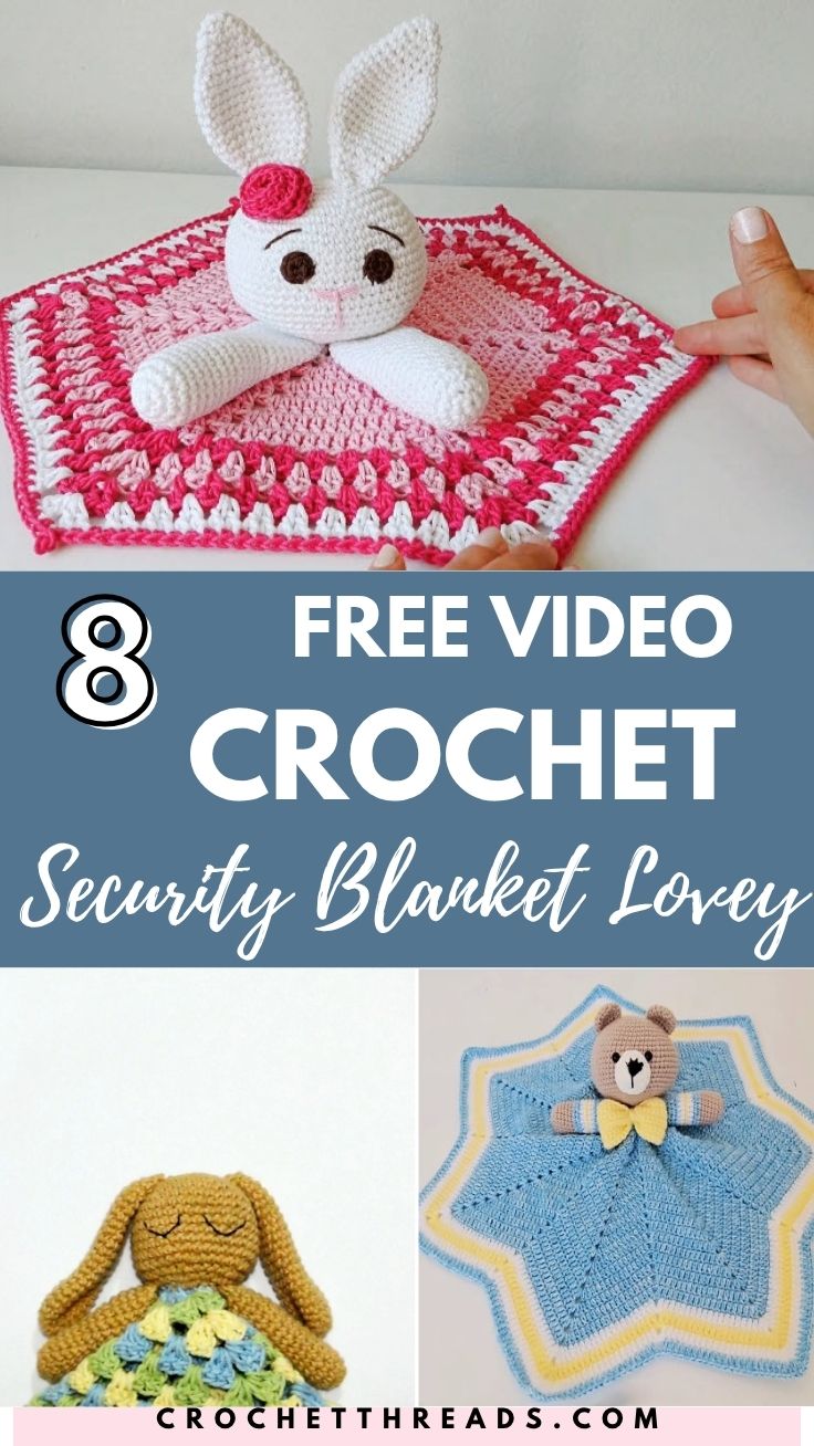 Crochet Security Blanket Lovey Patterns Collection