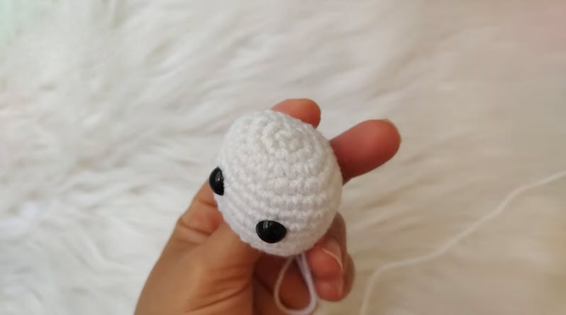 Crochet Sweet Little Cow Keychain Amigurumi Pattern For bags