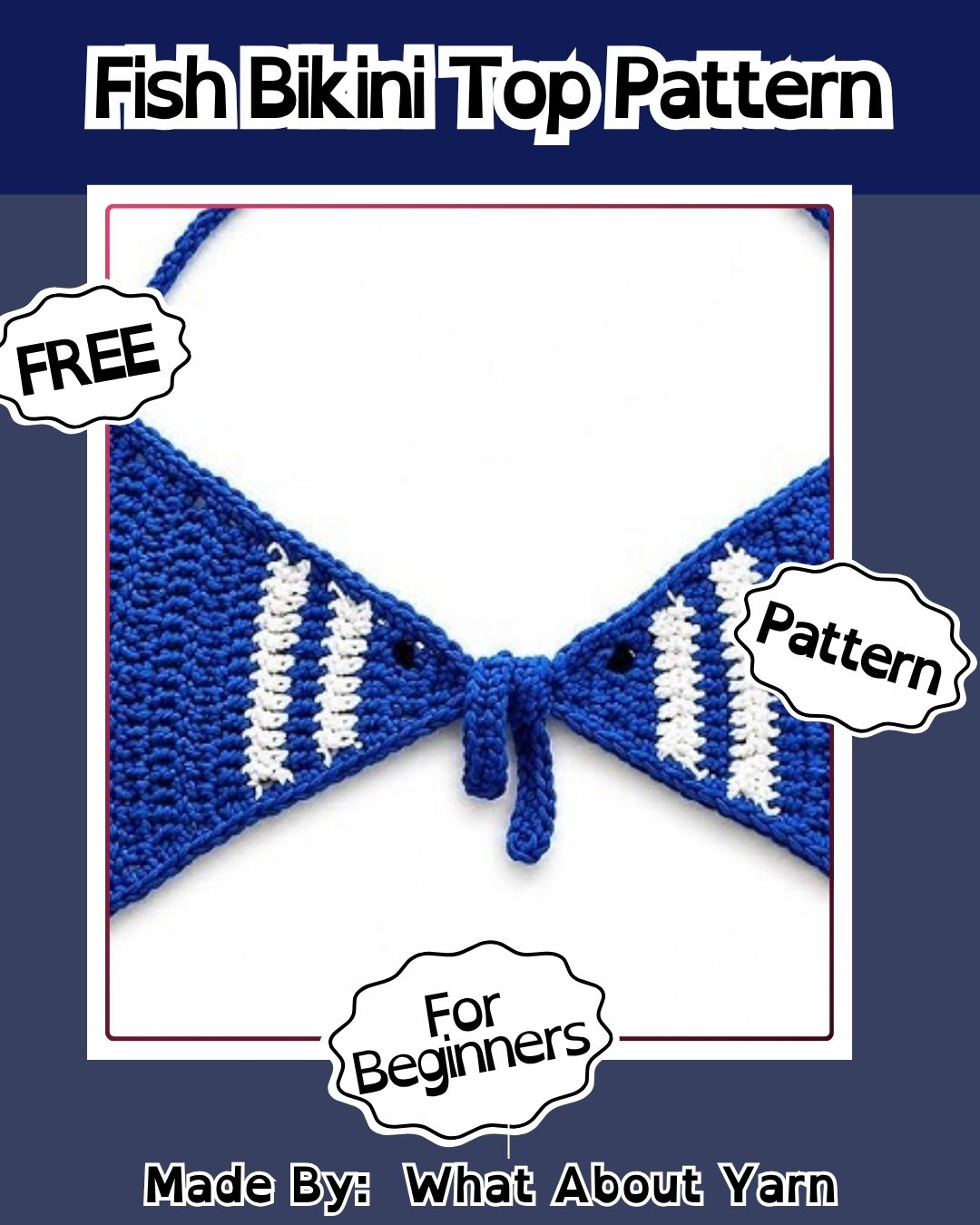 Crochet a Fish Bikini Top Pattern for Summer Days