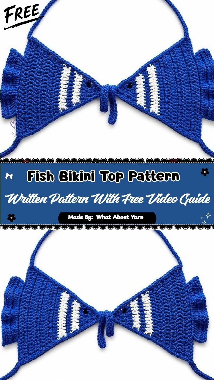 Crochet a Fish Bikini Top Pattern for Summer Days