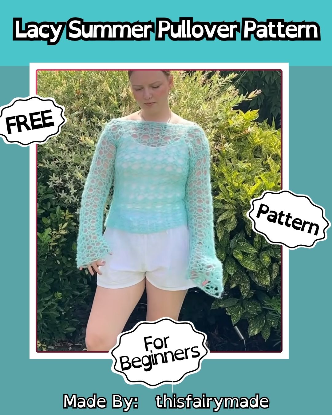 Crochet a Lacy Summer Pullover Pattern for Warm Days
