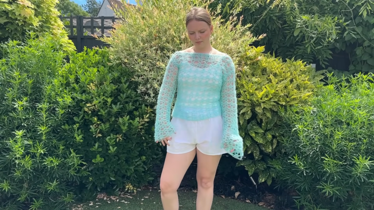 Free Crochet Summer Pullover Pattern for Warm Days