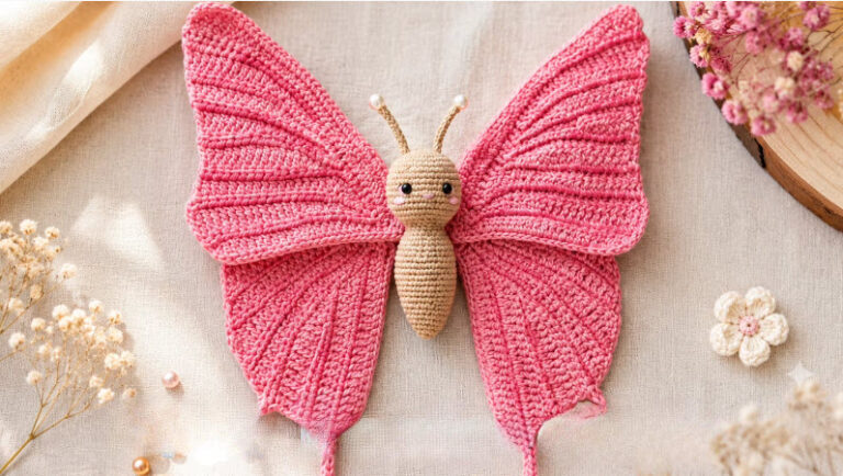 Crochet Butterfly Amigurumi Pattern for Cozy Home Decor