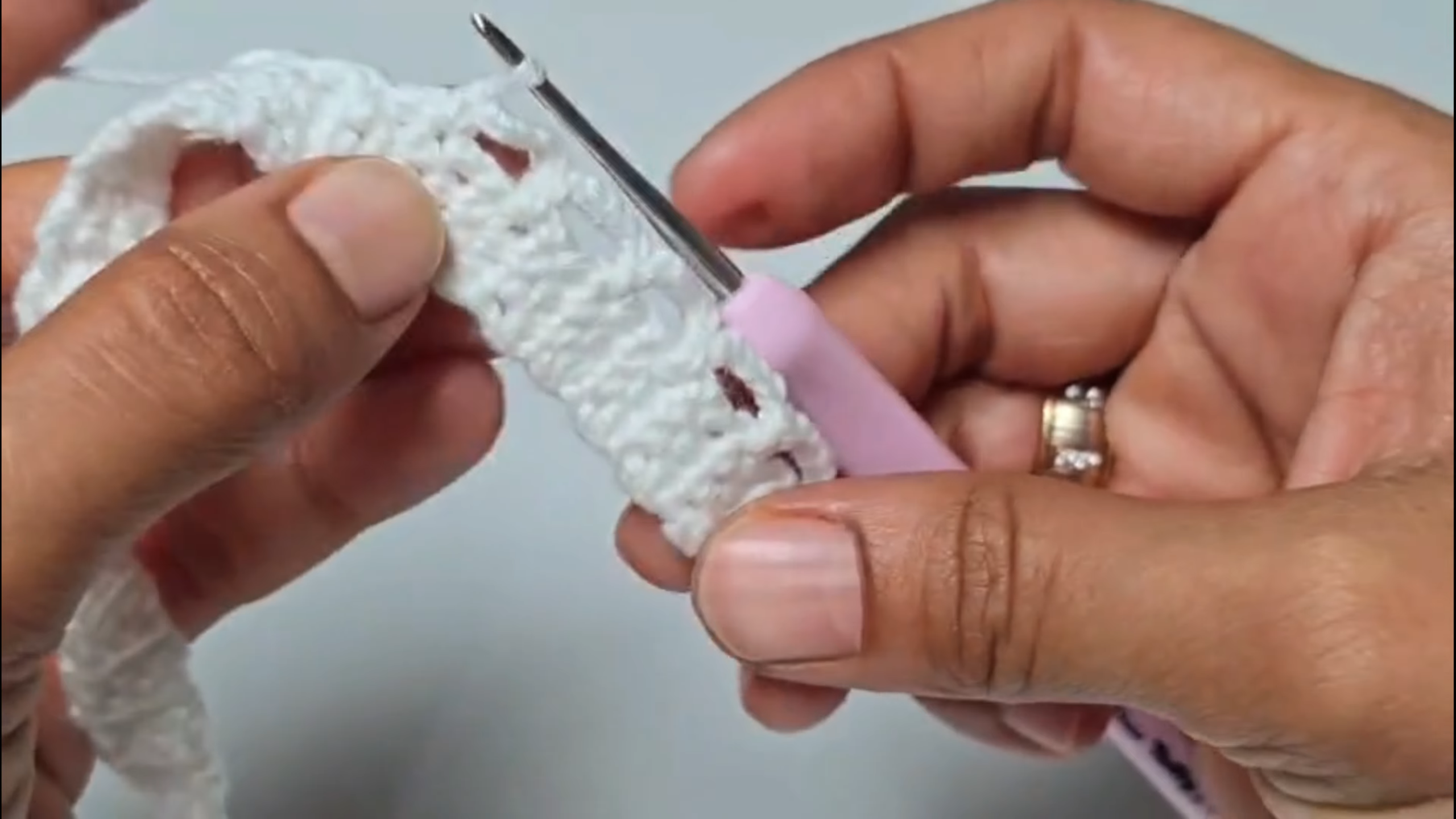 Free Crochet Evil Eye Anklet Pattern for Beginners
