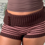 Free Crochet Foldover Shorts Pattern With Buttons