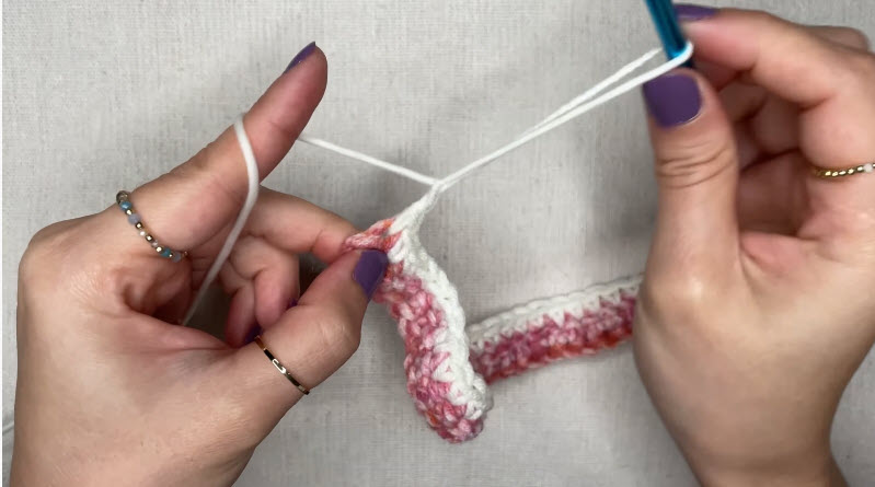 Free Crochet Fringe Top Pattern With Color Stripes