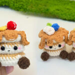 Free Crochet Pancake Buddy Keychain Amigurumi Pattern