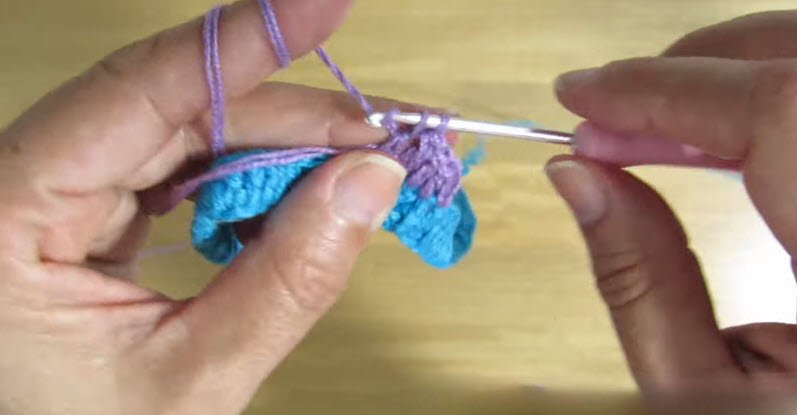 Free Crochet Striped Yarn Scraps Shorts Pattern For Beginners
