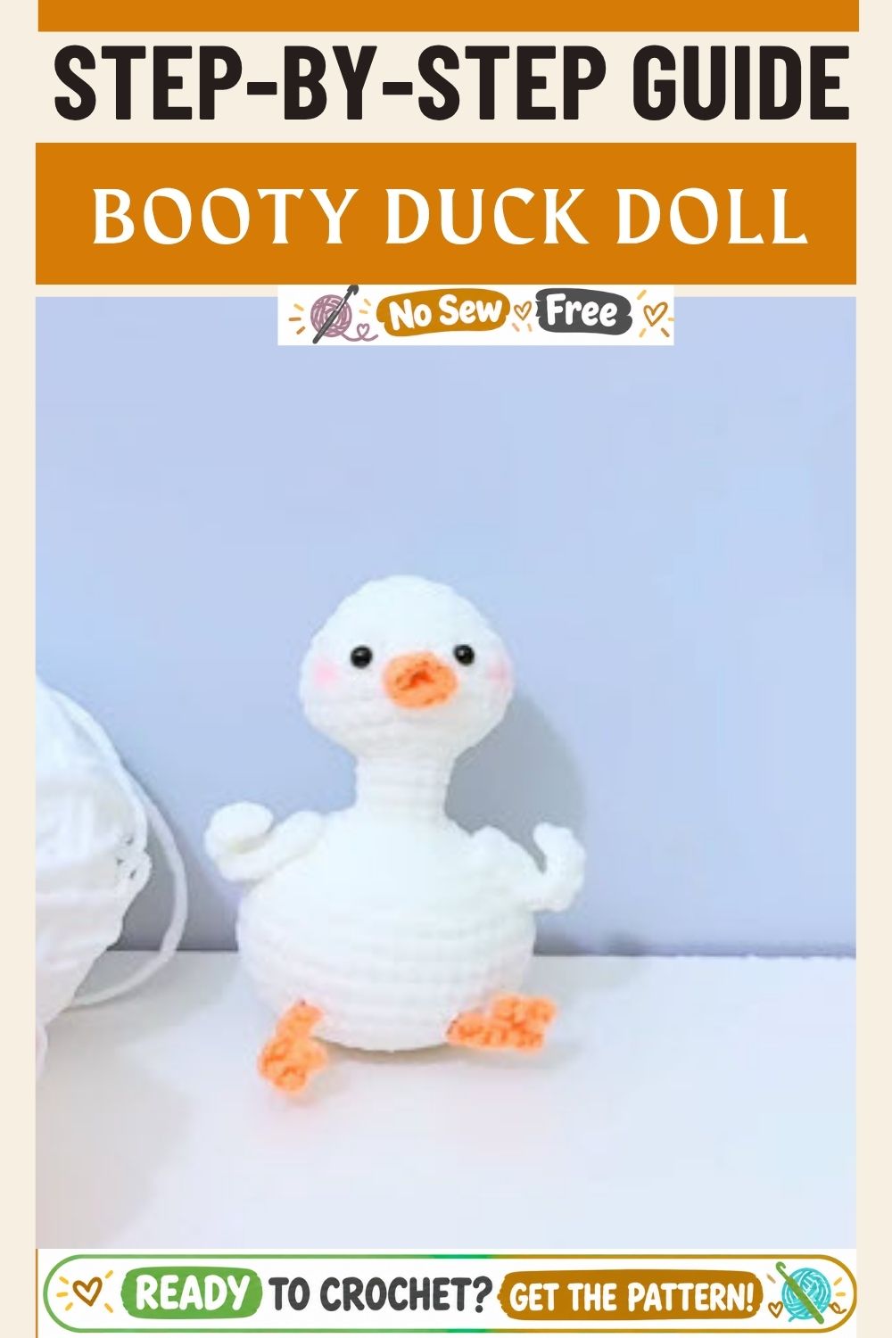Adorable Crochet Booty Duck Doll Pattern for Now