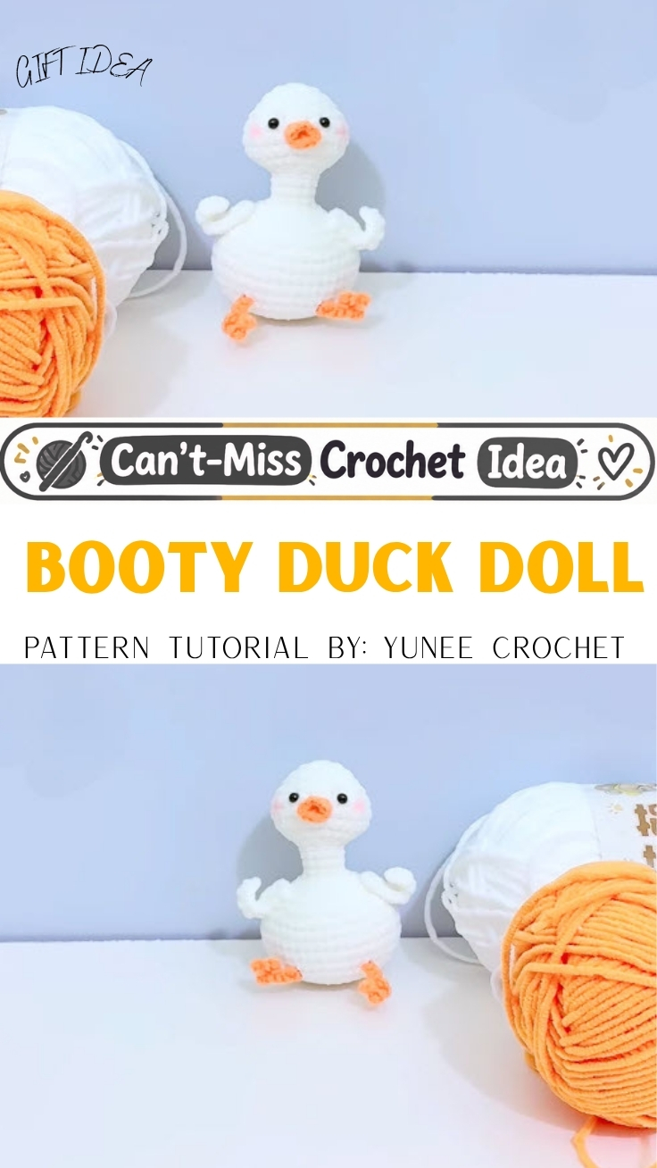 Adorable Crochet Booty Duck Doll Pattern for Now
