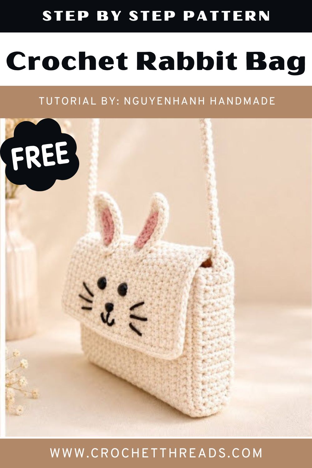Charming Crochet Rabbit Bag Pattern for Everyday Use