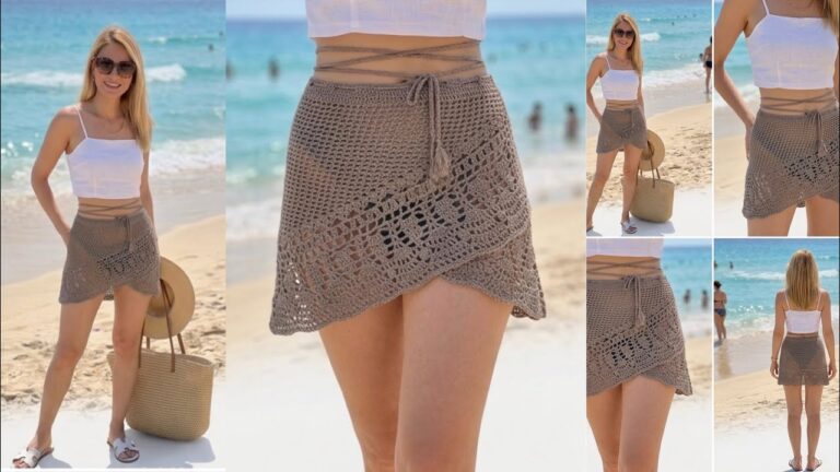 Crochet Pareo Skirt for Breezy Beach Days