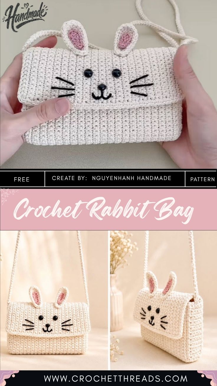 Charming Crochet Rabbit Bag Pattern for Everyday Use