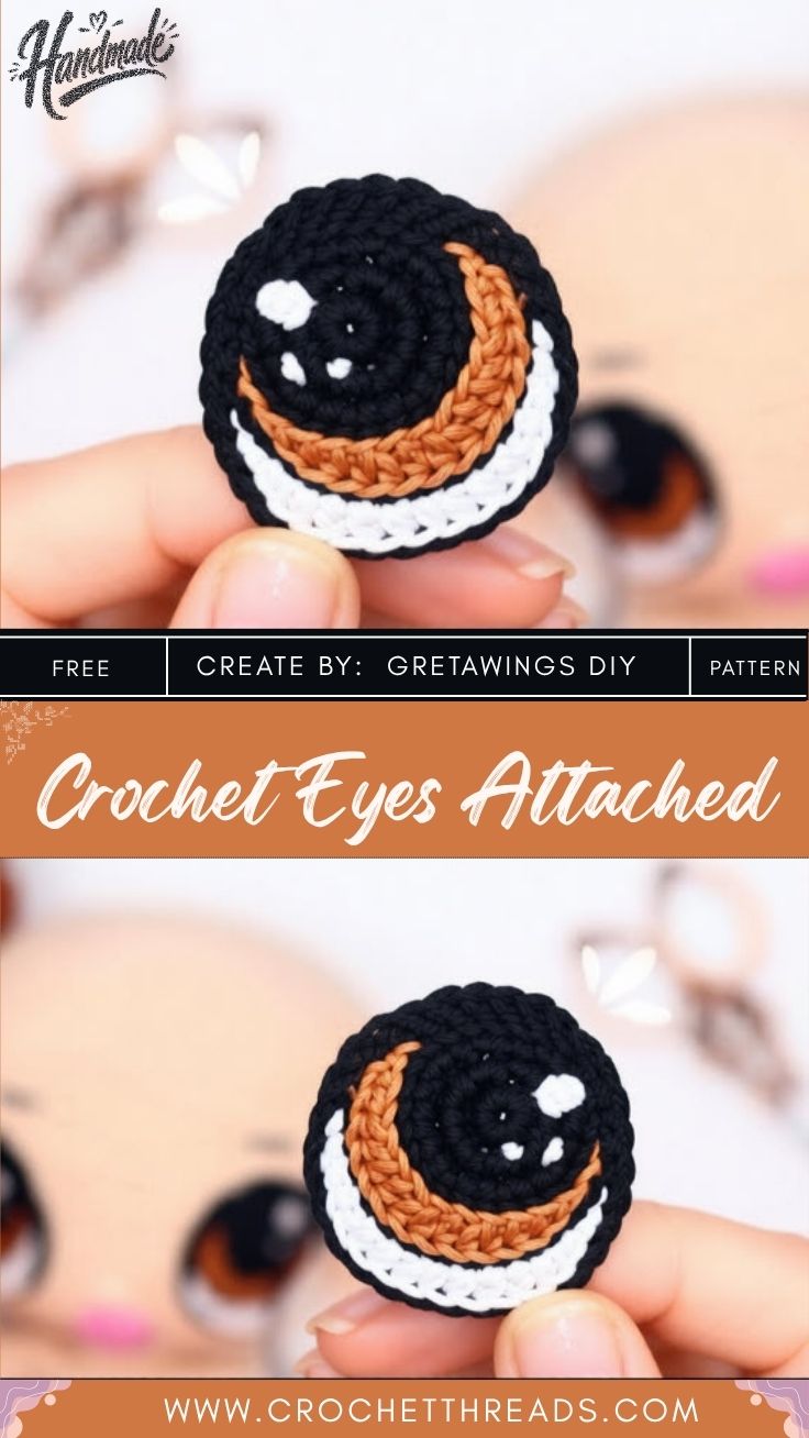 Handmade Crochet Eyes Attached Amigurumi Pattern Toy