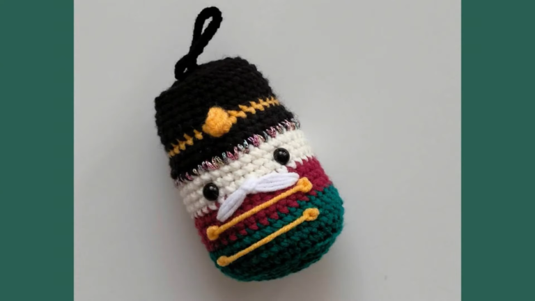 Mini Crochet Nutcracker Amigurumi Pattern Your Holiday Decor (2)
