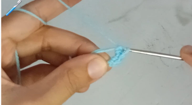 Starting blue toothbrush keychain foundation chain