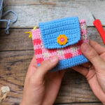 Crochet Checkered Wallet Pattern for Beginners