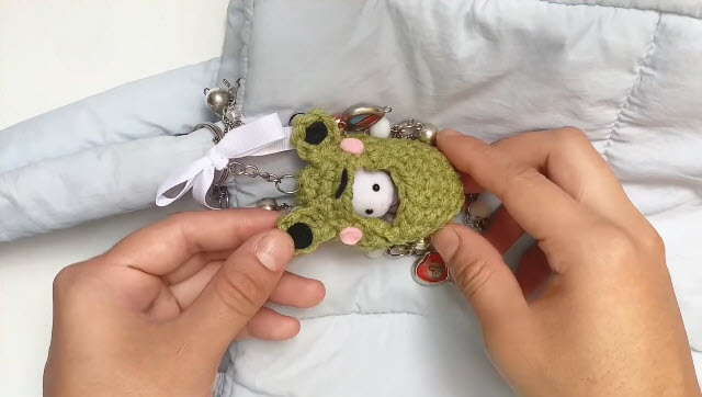 Crochet Sonny Angel Holder Keychain Pattern